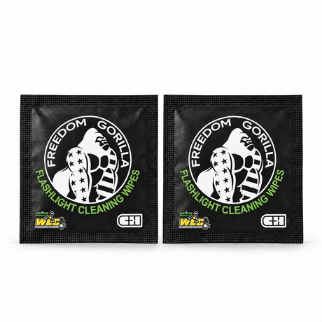 Flashlight Cleaning Wipes - Removes Carbon Buildup