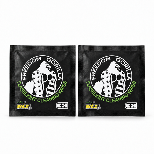 Flashlight Cleaning Wipes - Removes Carbon Buildup