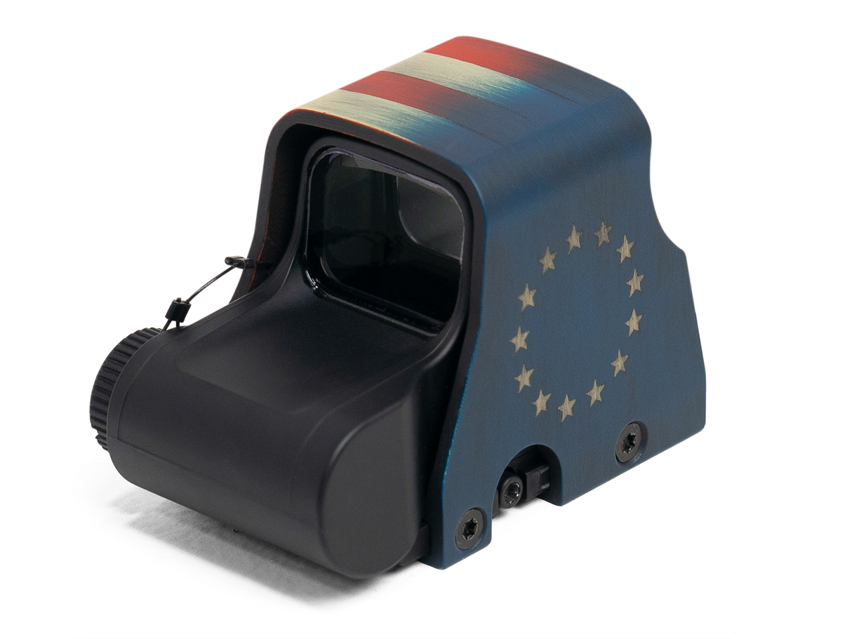 EOTech XPS2 Betsy Ross Flag Housing, Holographic Red Dot Sight, 1 MOA Dot, 68 MOA Outer Ring - XPS2-0BROSS