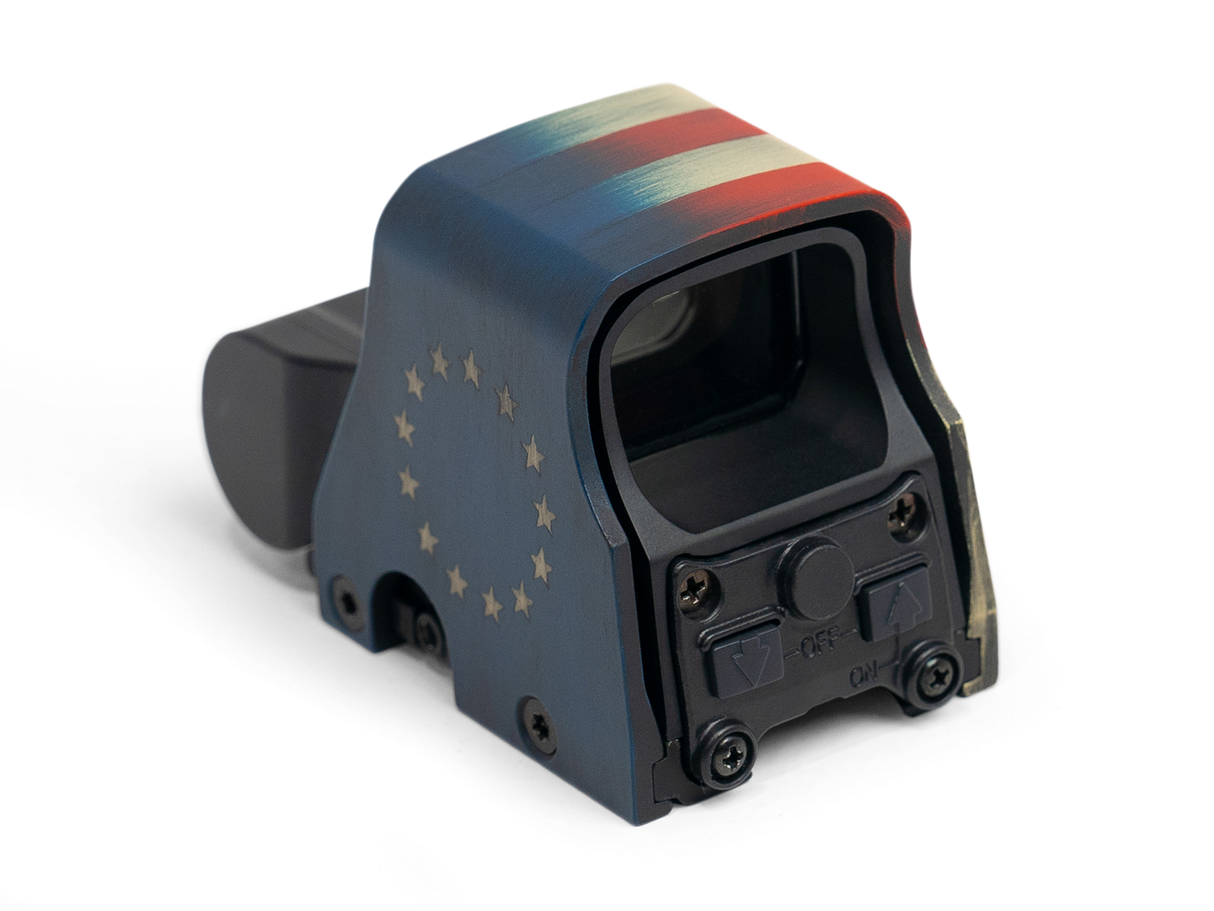 EOTech XPS2 Betsy Ross Flag Housing, Holographic Red Dot Sight, 1 MOA Dot, 68 MOA Outer Ring - XPS2-0BROSS