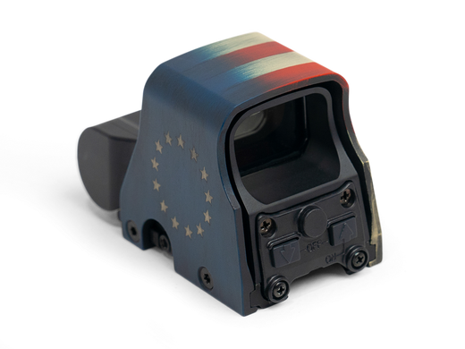 EOTech XPS2 Betsy Ross Flag Housing, Holographic Red Dot Sight, 1 MOA Dot, 68 MOA Outer Ring - XPS2-0BROSS