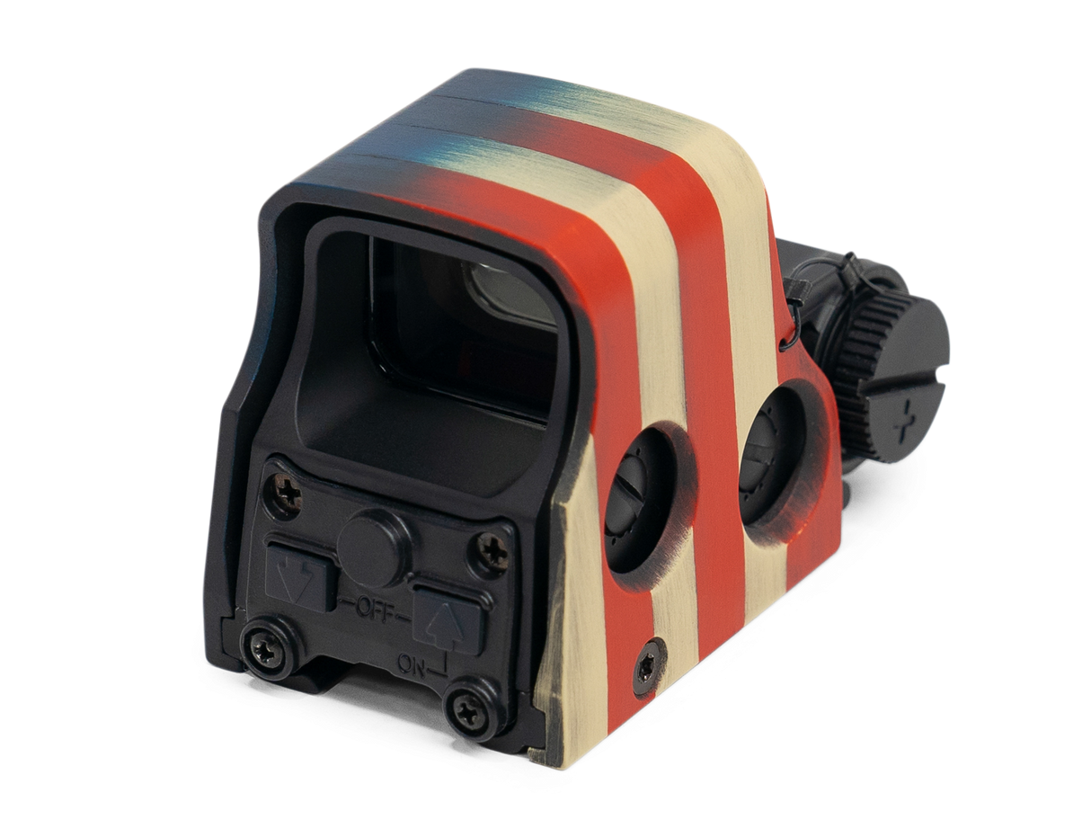 EOTech XPS2 Betsy Ross Flag Housing, Holographic Red Dot Sight, 1 MOA Dot, 68 MOA Outer Ring - XPS2-0BROSS