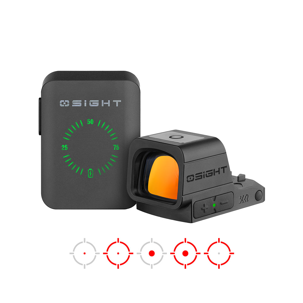 Osight XR Enclosed Red Dot Sight, RMR Footprint, 2/6+32 MOA Multi-Reticle System