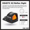 Load image into Gallery viewer, Holosun 407C X2, 2 MOA Red Dot, Side Battery, Solar Failsafe - HS407C-X2