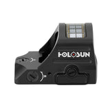 Holosun 407C X2, 2 MOA Red Dot, RMR Footprint, Side Battery, Solar Failsafe - HS407C-X2