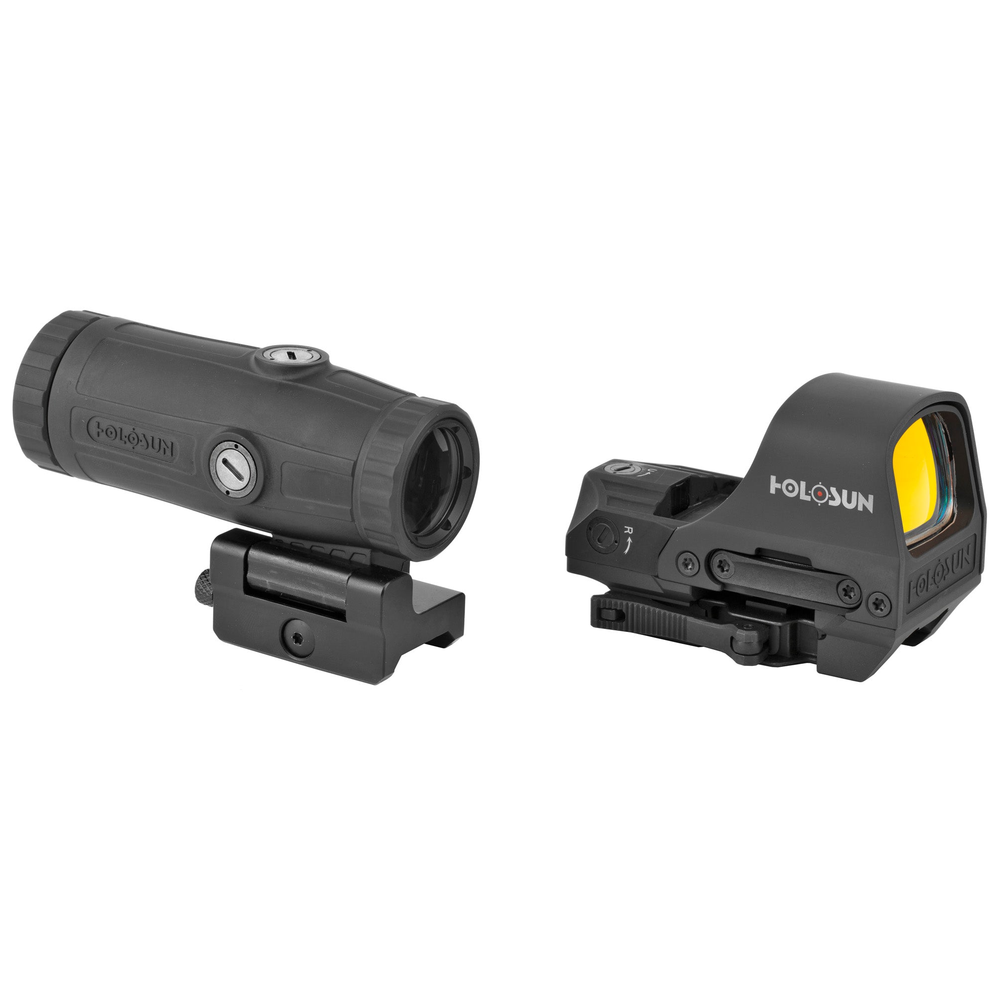 Holosun HS510C Red Dot Open Reflex Sight and HM3X Magnifier Combo Pack - 510C+HM3X