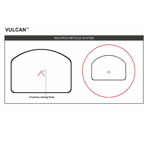 Holosun 509 ACSS Vulcan Red Dot w/ RMR Mounting Plate - HE509-RD-ACSS-R