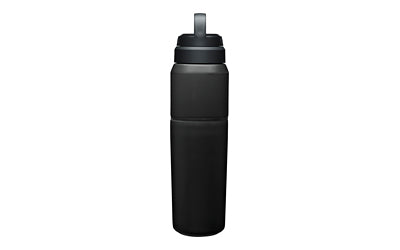 Camelbak MultiBev, Stainless Steel, Vacuum Insulated, 22oz Bottle, Detachable Cup Holds 16oz, Black 2424001065