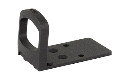 Glock MOS Full Size/Compact (not 43X/48) to Holosun 407C/507C/508T Black Round Face Protective Guard Adapter Plate - CHPWS