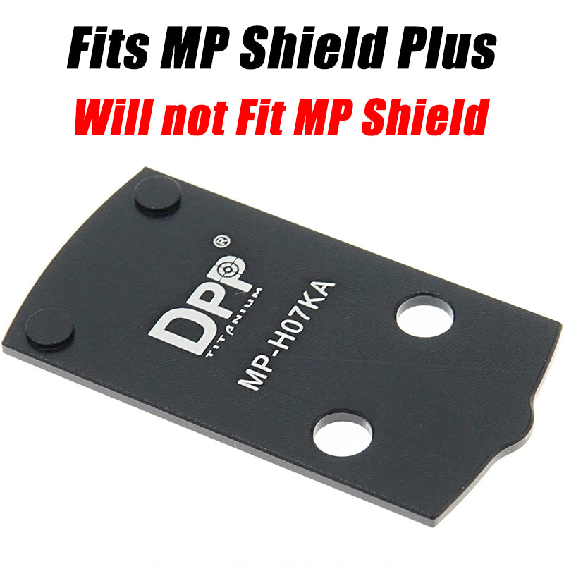 S&W M&P Shield Plus 407K, 507K, EPS Carry Adapter Plate - (Will Not Fit M&P Shield) - DPP