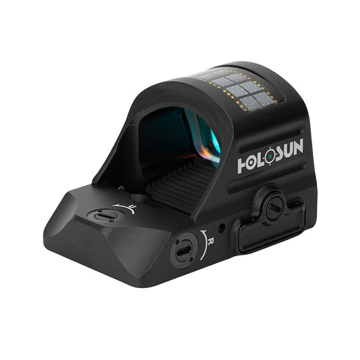 Holosun 407C X2 2 MOA Green Dot, RMR Footprint, Side Battery, Solar Failsafe - HE407C-GR-X2