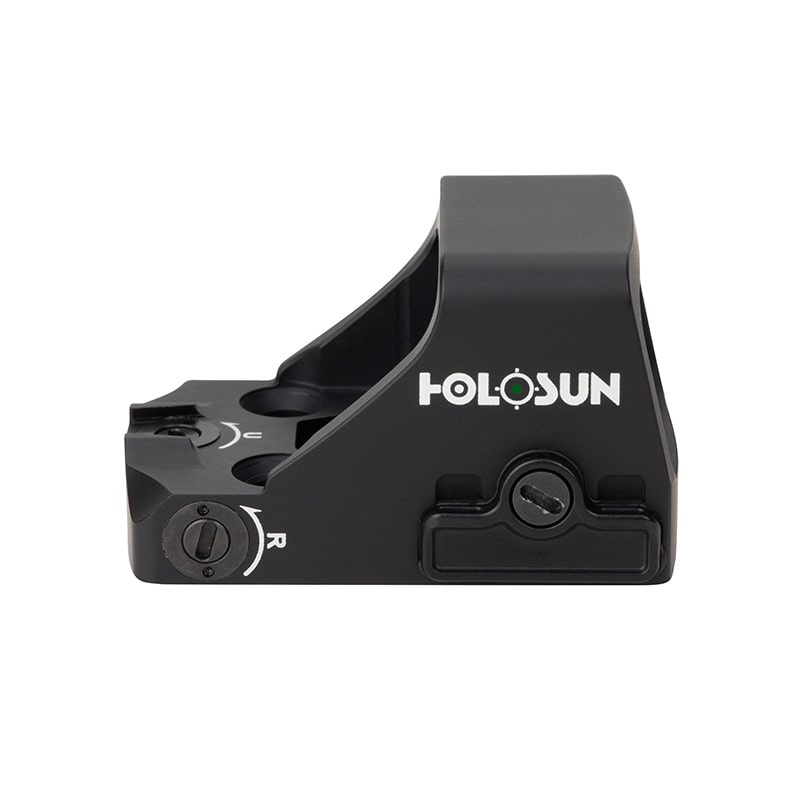 Holosun 407K X2 Green, 6 MOA Green Dot, K Series Footprint (Modified RMSc), Side Battery - HE407K-GR-X2