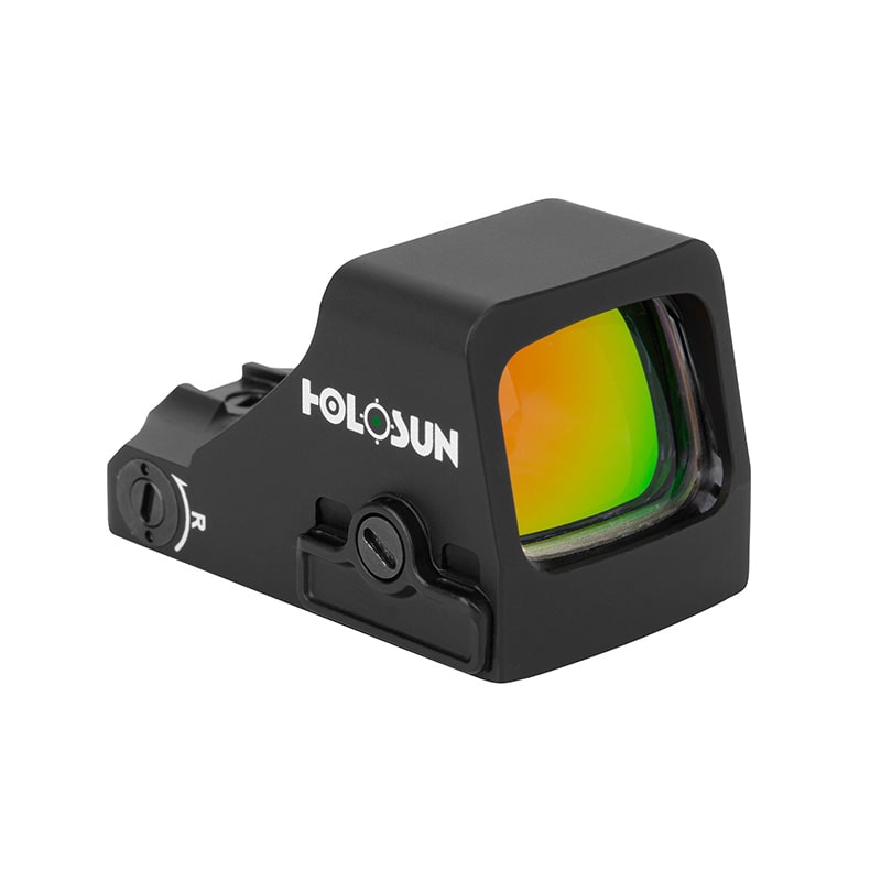 Holosun 407K X2 Green, 6 MOA Green Dot, K Series Footprint (Modified RMSc), Side Battery - HE407K-GR-X2