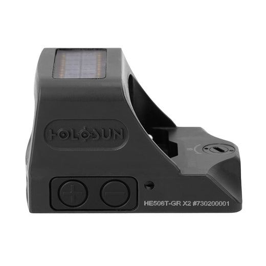 Holosun 508T Green X2 Reflex Sight, MRS Reticle, RMR Footprint - HE508T-GR-X2