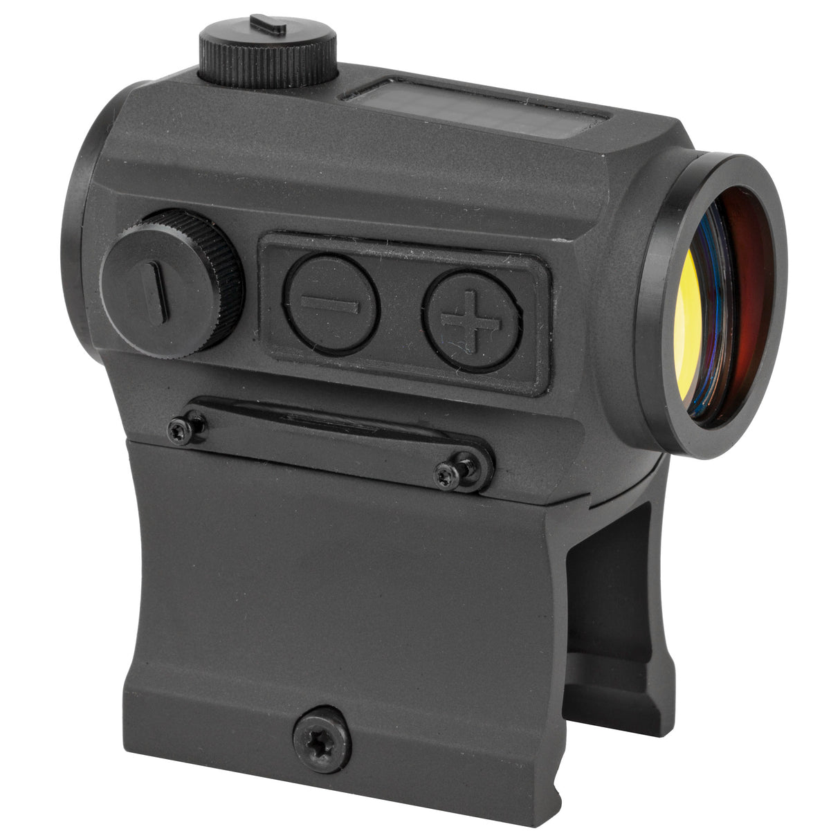 Holosun 403C, Red Dot, Black, 2MOA Dot, High and Low Mount, Solar with Internal Battery - HS403C