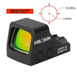 Holosun 507K X2 Red Dot, 32 MOA Ring & 2 MOA Red Dot, K Series Footprint (Modified RMSc), MRS Reticle, Side Battery - HS507K-X2