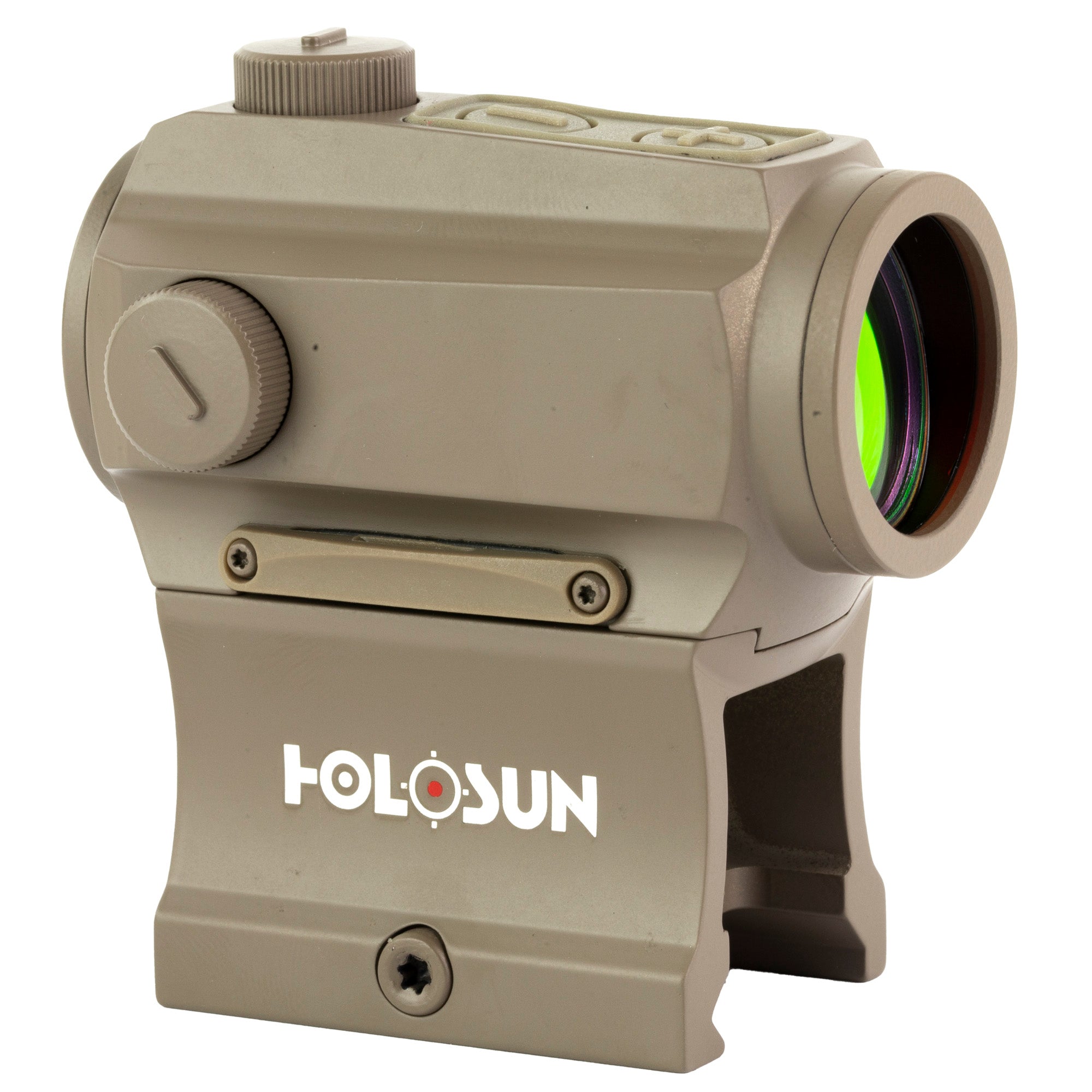 Holosun 403B FDE Red Dot 2 MOA High and Low Mount Bottom Battery Tray - HS403B-FDE