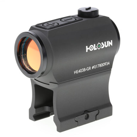 Holosun 403B Green Dot 2MOA Dot High and Low Mount Bottom Battery Tray - HE403B-GR