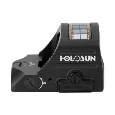 Holosun 507C Green X2, 32 MOA Ring & 2 MOA Green Dot, RMR Footprint, MRS Reticle, Side Battery, Solar Failsafe - HE507C-GR-X2