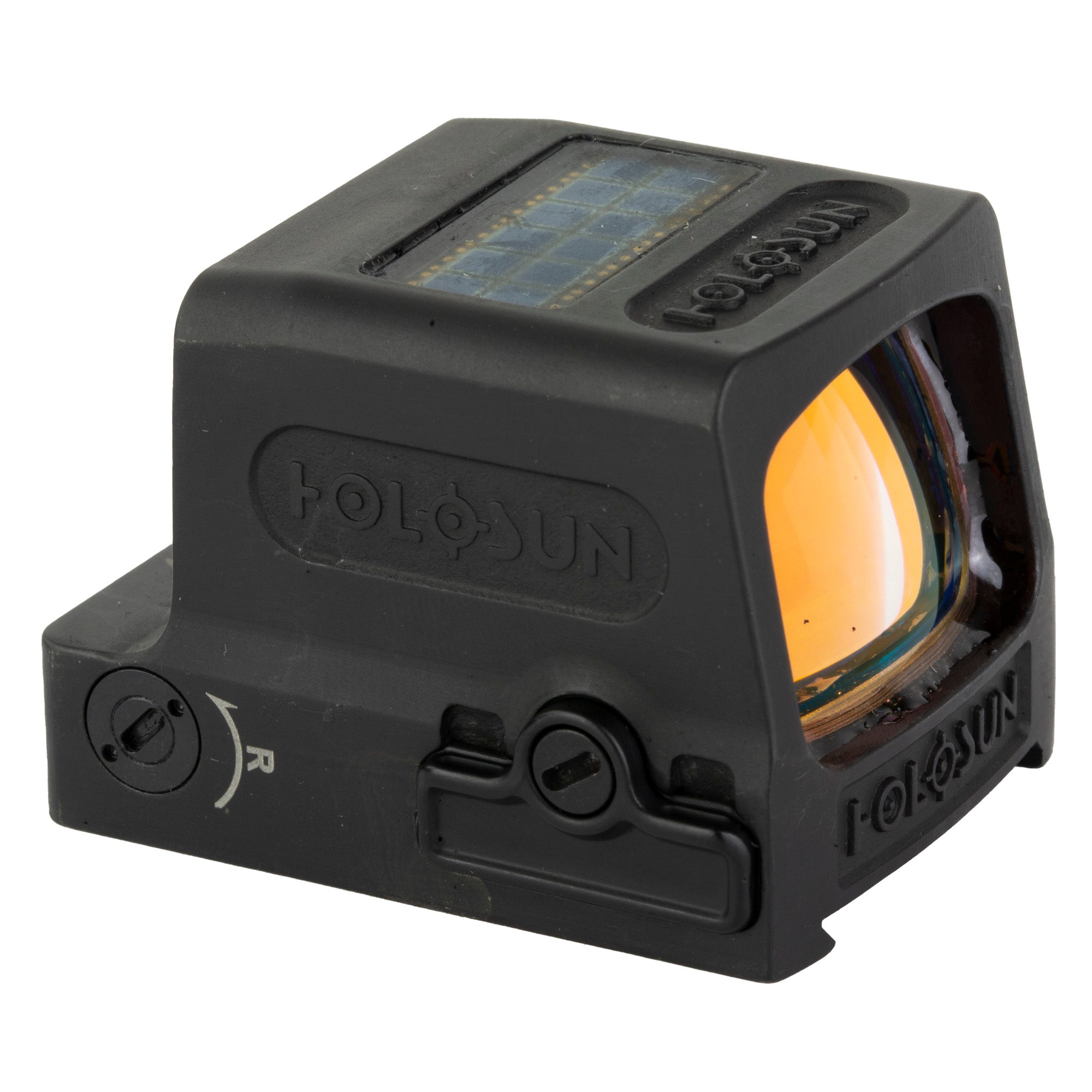 Holosun 509T X2, Green Dot, Closed Emitter, Titanium, Solar Failsafe, RMR Footprint - HE509T-GR-X2