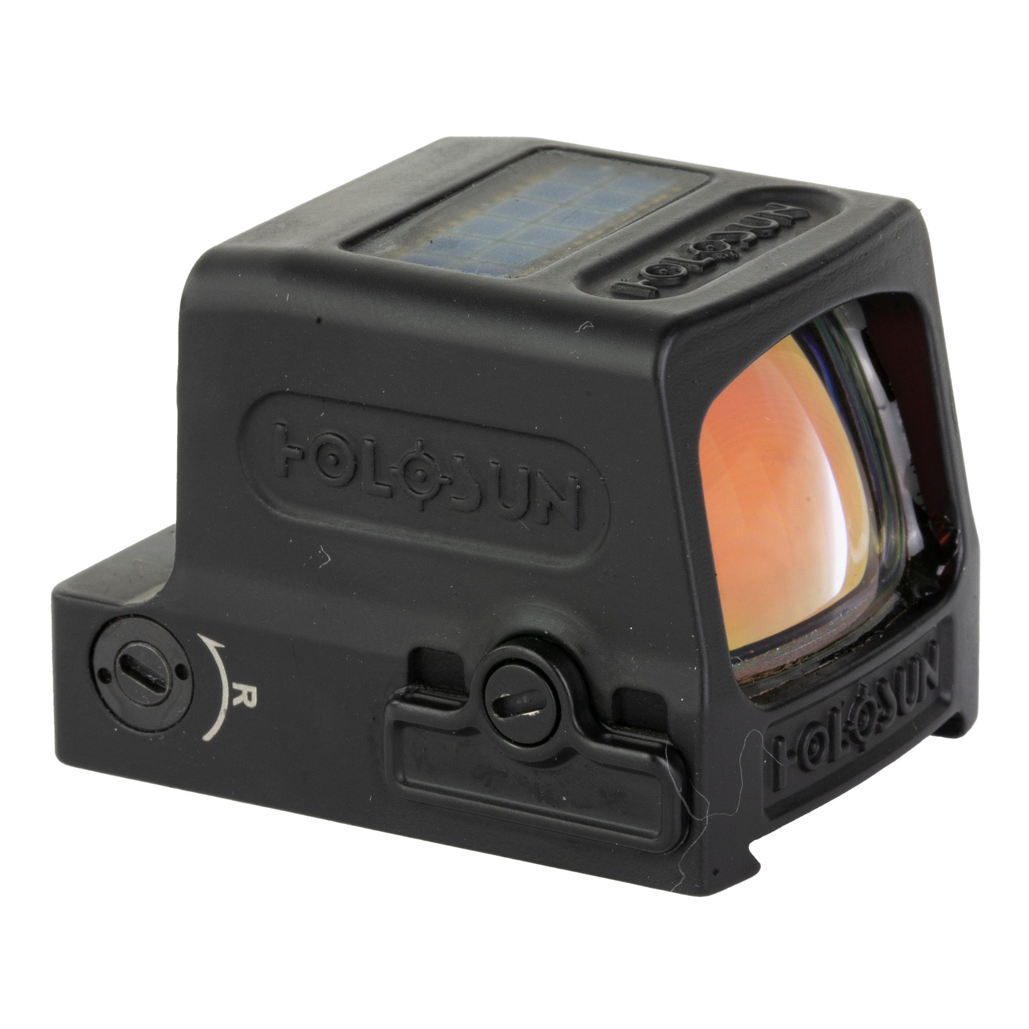 Holosun 509T X2, Red Dot, Closed Emitter, Titanium, Solar Failsafe, RMR Footprint - HE509T-RD-X2