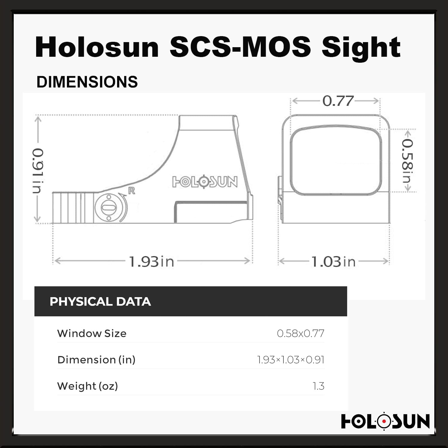 Point Rouge SCS-MOS Green - Holosun