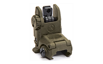 Magpul Industries MBUS Back-Up Rear Sight Gen 2, Fits Picatinny Rails, Flip Up, Olive Drab Green MAG248-ODG