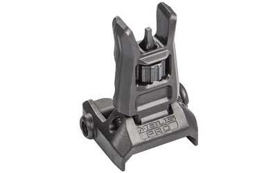 Magpul Industries MBUS PRO Front Sight, Fits Picatinny, Flip Up, Steel, Black MAG275-BLK