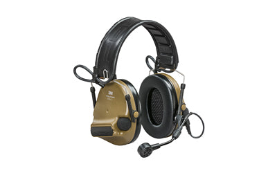 3M/Peltor ComTac VI, Electronic Earmuff, Omni-Directional Microphones, High Fidelity Speakers, New Digital Signal Processor that Improves the Overall Sound Quality of the Headset, Includes Gel Ear Cushions and ARC, Coyote Brown MT20H682FB-09N CY