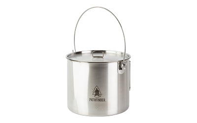 Pathfinder 120oz Bush Pot/ Lid Set, Stainless Steel LSSBPK-PF