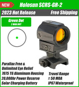 Holosun SCRS Green 2 MOA Green Dot - SCRS-GR-2