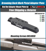 Browning Buck Mark Pistol Red Dot Adapter Mount Plate - OuterImpact