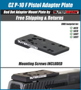 CZ P-10 F Pistol Red Dot Adapter Mount Plate - OuterImpact