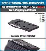 CZ SP-01 Shadow Red Dot Adapter Mount Plate - OuterImpact