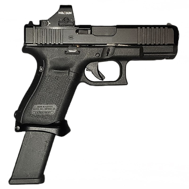Glock MOS Fullsize & Compact to K Series Adapter Plate - 407K, 507K, EPS, EPS Carry - Titanium (Does Not Fit 43X/48 MOS) - DPP
