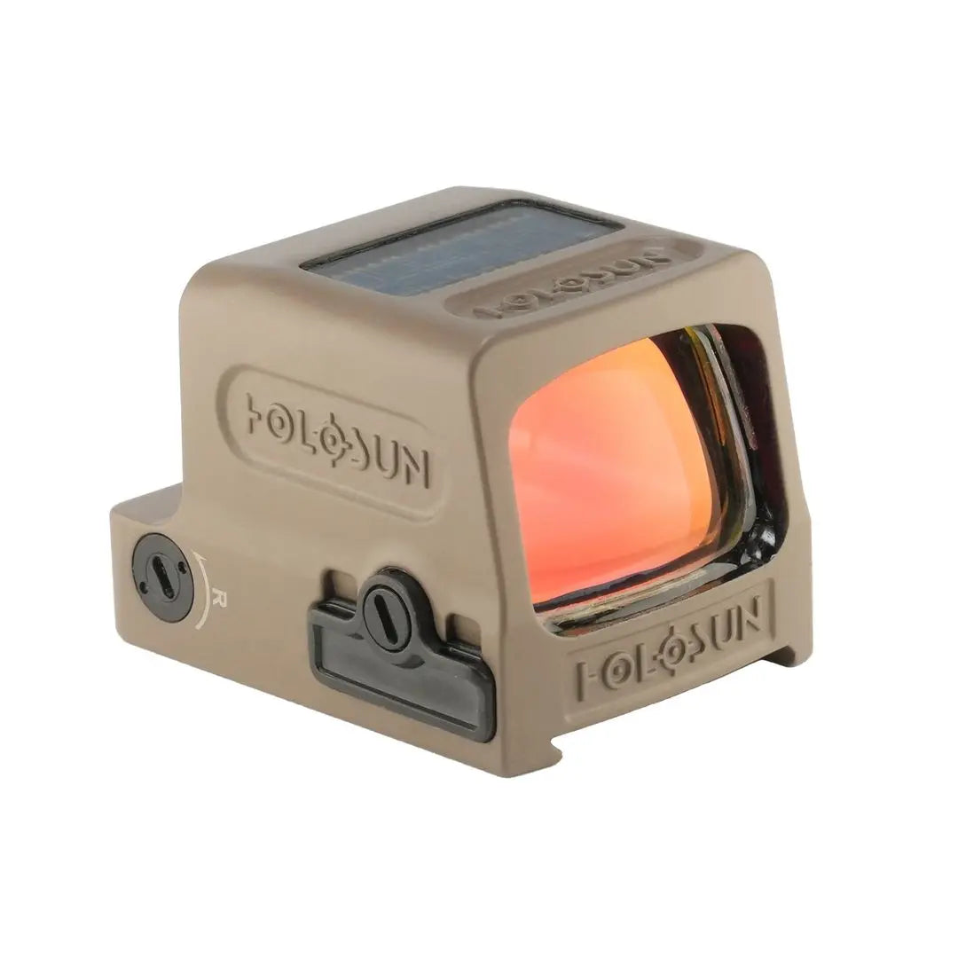 Holosun 509T Green Dot FDE, Closed Emitter, Titanium, Solar Failsafe, RMR Footprint - HS-509T-FDE-GR