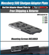 Mossberg 500 Shotgun Red Dot Adapter Mount Plate - OuterImpact