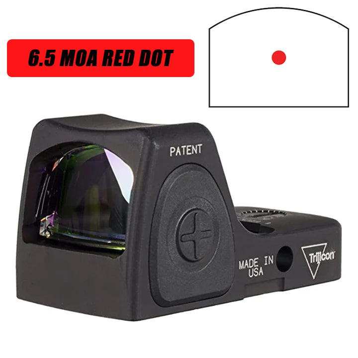 Trijicon RMR®cc Red Dot Sight 6.5 MOA Red Dot, Adjustable LED