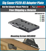 Sig Sauer P320-X5 Red Dot Adapter Mount Plate - OuterImpact